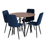 Стул обеденный Asti, TREND, велюр, Blue (синий), 47х54х86 см | изображение 9