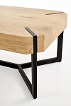 Стол журнальный Halmar LAVIDA (дуб золотой/черный) | изображение 3