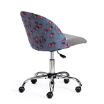 Кресло MELODY, ткань/флок, серый, Botanica 08 cherry/29 | изображение 2