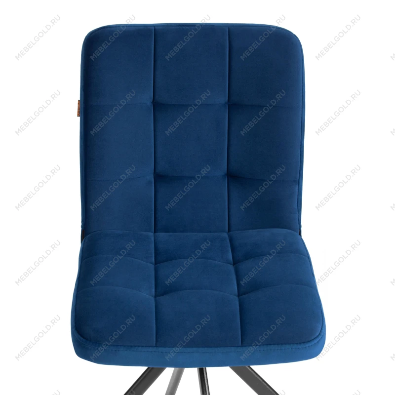 Стул обеденный Medeo, поворотный механизм 360, велюр, Blue (синий) | изображение 5