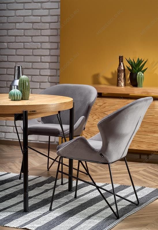 Стол обеденный Halmar INFERNO раскладной (дуб натуральный/черный) | изображение 10