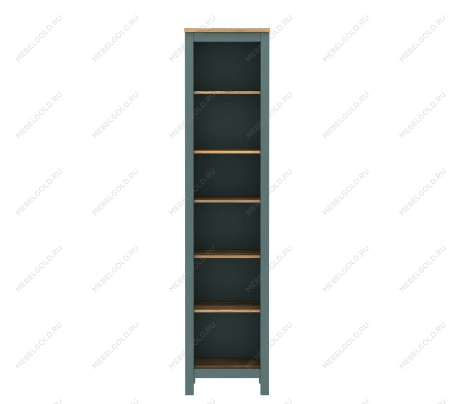 Центральный склад - САГА стеллаж 50 темно-бирюзовый/ясень | изображение 1