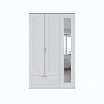 БРИМНЭС / СИРИУС Шкаф ИКЕА / IKEA комбинированный 3 двери и 1 ящик белый
