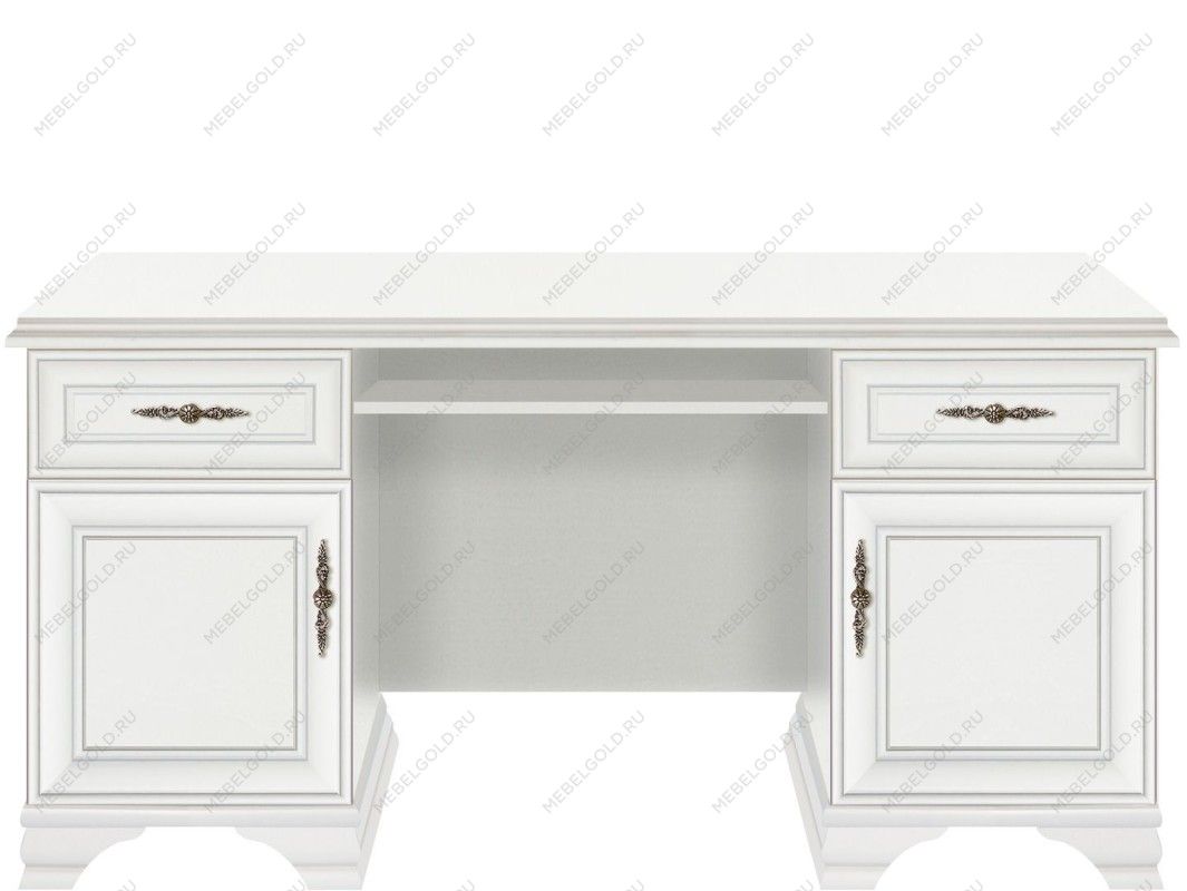 Стол письменный Кентаки BIU2D2S белый