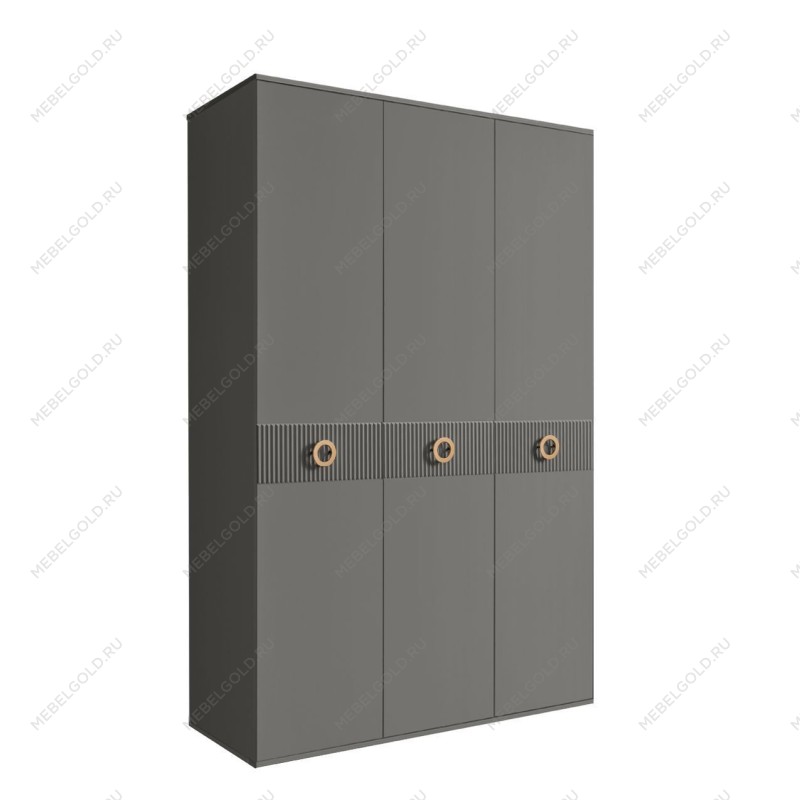 Шкаф 3-х дверный Bogemia Fillini (Серый/Золото) БМШ2/3(Fi)