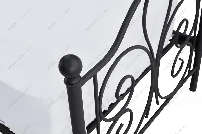 Кровать HALMAR PANAMA (черный) 120/200 | изображение 3