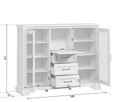 Тумба Стилиус KOM2W1B3S (Лиственница сибирская) - Выставка Балашиха