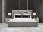 Кровать Лейла 160х200 светло серый камень | изображение 1