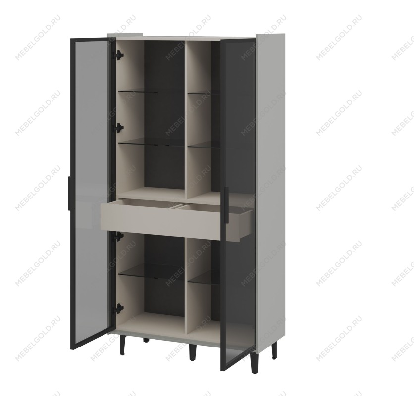Шкаф комбинированный Модена Персидский жемчуг МН-048-22 | изображение 1