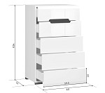 Комод Ацтека KOM5S/10/6 белый | изображение 5