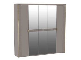 Шкаф 5 дверный NEW, Сиде (2312*523*2304) Мокко, 12622