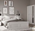 БРИМНЭС / СИРИУС кровать двойная ИКЕА / IKEA 160х200 белая | изображение 3