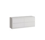КАСТОР (KULLEN) тумба ИКЕА / IKEA 4 ящика белая | изображение 3