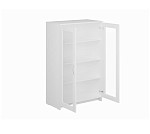 БРИМНЭС / СИРИУС тумба ИКЕА / IKEA 2 двери со стеклом 78х123 белая | изображение 2