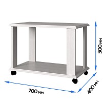 Стол журнальный Тиффани L вудлайн кремовый