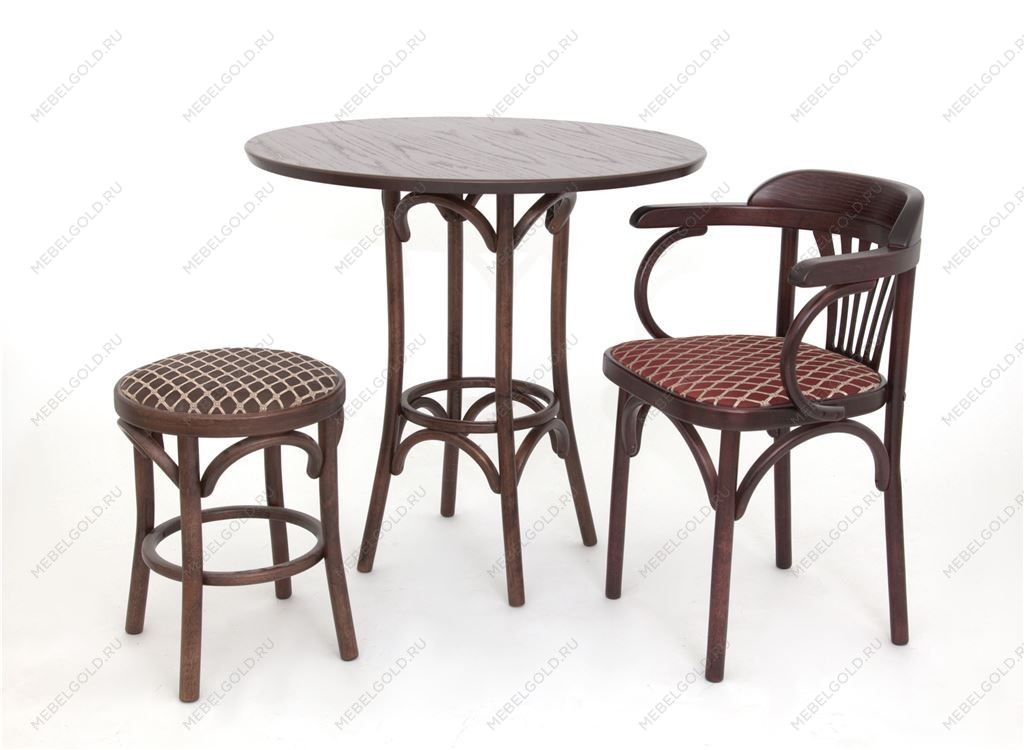 Стол обеденный Зальцбург-0080 (темный тон) | изображение 2