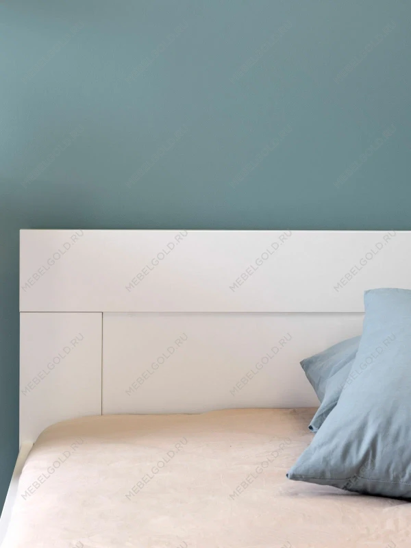 Кровать двуспальная Сириус, 120х200 см, белая | изображение 1