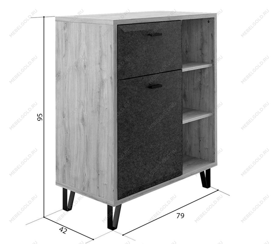 Тумба Грейс KOM1D1S | изображение 5