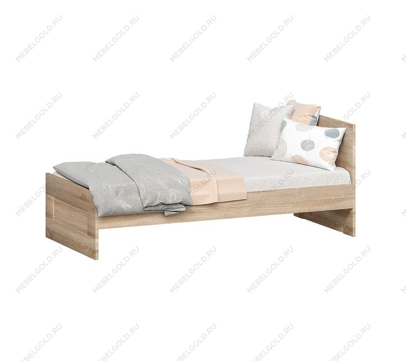 БРИМНЭС / СИРИУС кровать одинарная ИКЕА / IKEA 90х200 сонома | изображение 1