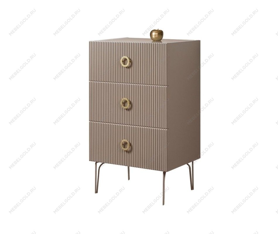 Комод Bogemia Fillini (Мокка) (Lakobel/Золото) БМКМ-1(Fi)