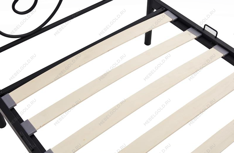 Кровать HALMAR PANAMA (черный) 90/200 | изображение 4