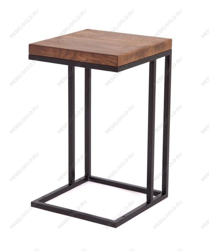 Стол кофейный Энди Loft (Дуб/каркас чёрный) | изображение 1