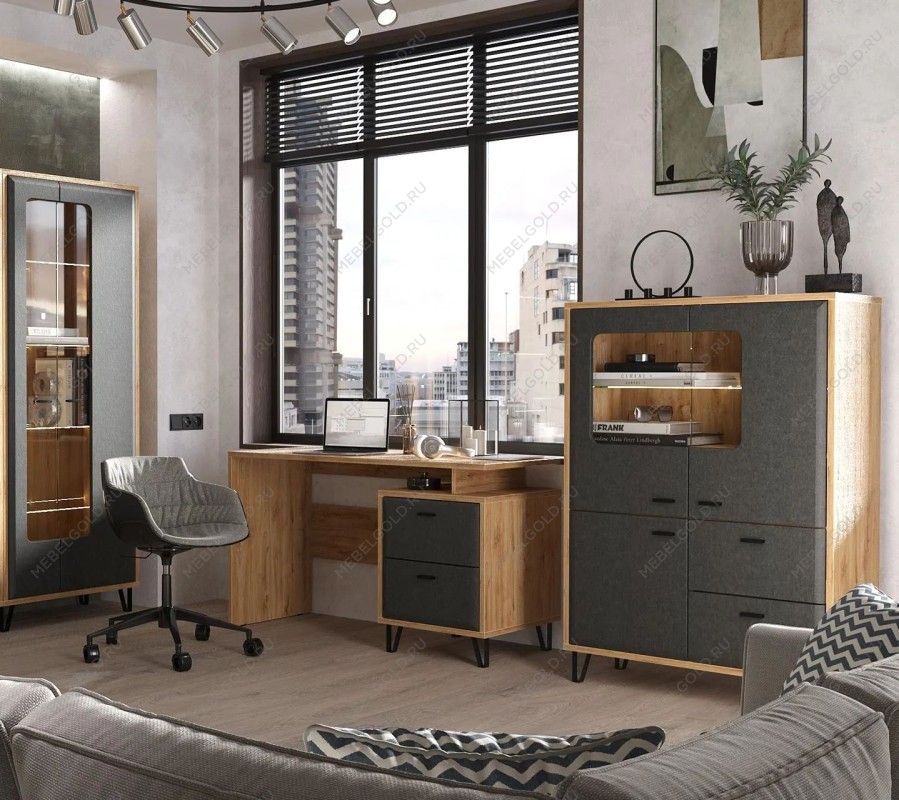 Тумба Грейс KOM2W1D2S с подсветкой | изображение 2