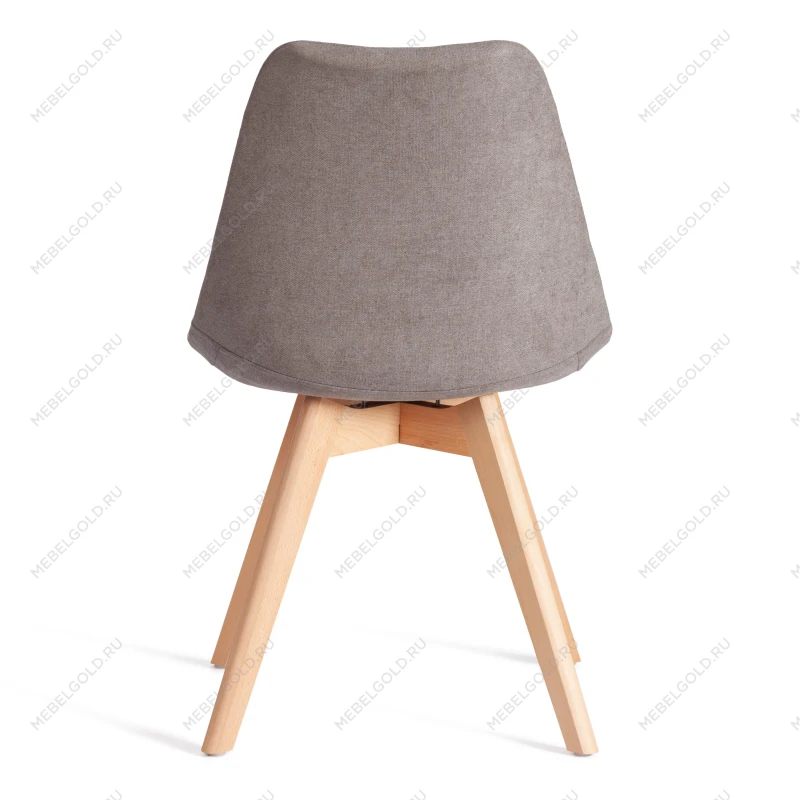 Стул TULIP SOFT (mod. 053V), дерево/пластик/ткань, 49,5 x 54,5 x 84 см, Серый (Grey) LY1701-26 | изображение 3
