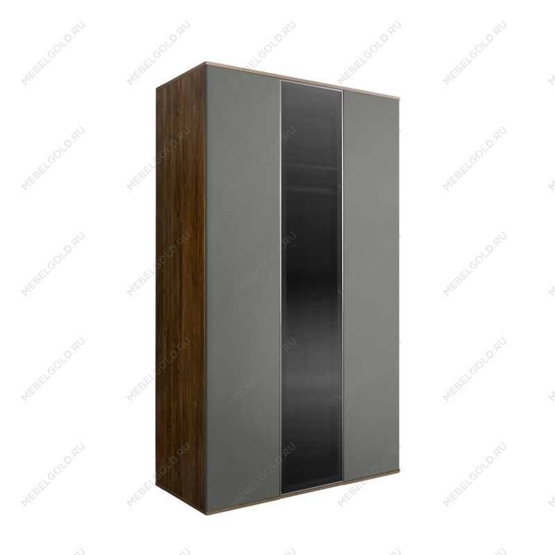Шкаф 3-х дверный Bogemia Woodline Air (Серый/Серебро) БМШ2/3(1)