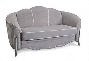 Диван Гравита 2х местный серый серебро французский раскладной механизм