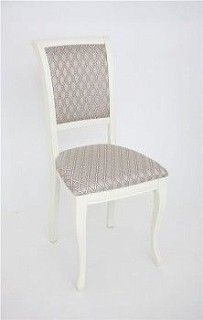 Стул Дионис (эмаль тон 11/ткань Вояж) слоновая кость