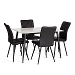 Стул обеденный Monte Carlo, TREND, экокожа, черная, 49х51х93 см | изображение 9