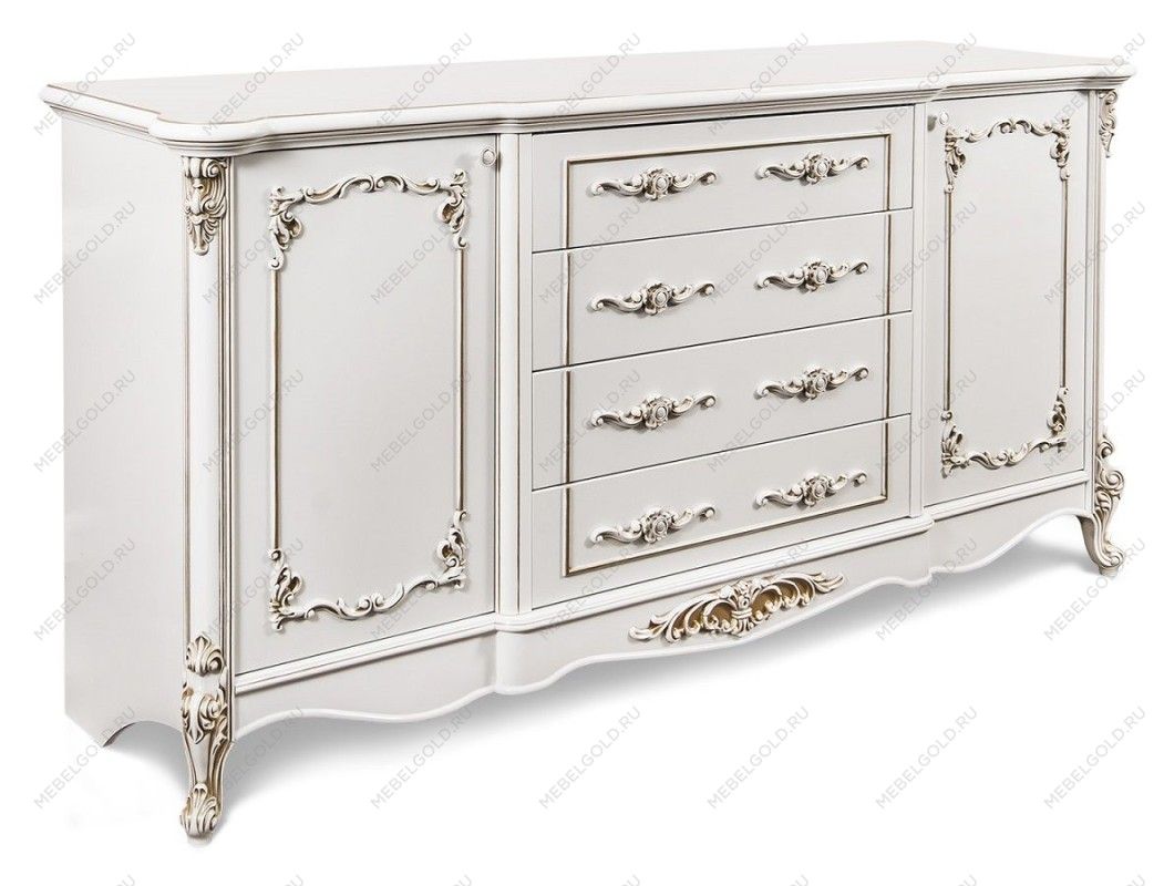 Комод Флоренция белый глянец | изображение 4