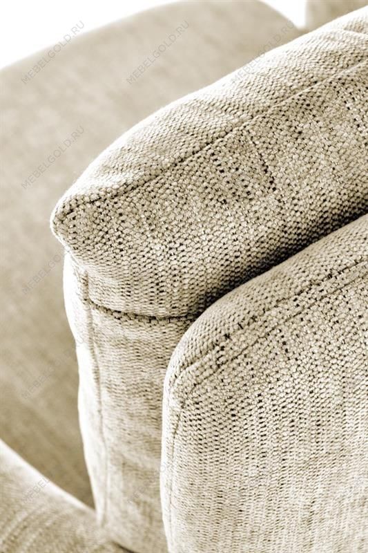 Кресло компьютерное Halmar FLORES (темно-бежевый/черный) | изображение 5