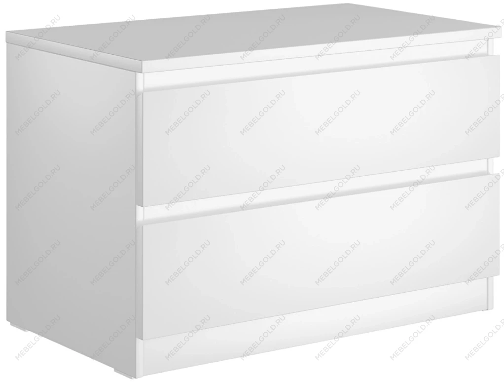 МАЛЬТА комод ИКЕА / IKEA 2 ящика 80х54 белый