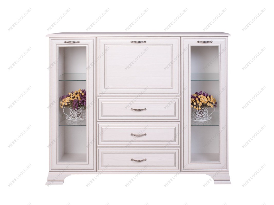 Тумба Тиффани 2V1D3S вудлайн кремовый | изображение 3