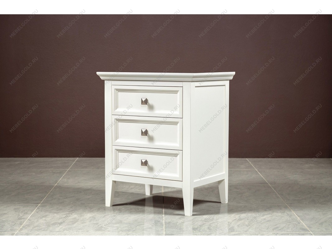 Тумба прикроватная 3 ящика Manhattan (Молочный) | изображение 4