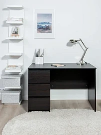 КАСТОР (KULLEN) стол письменный ИКЕА / IKEA 3 ящика 116х65 Дуб Венге