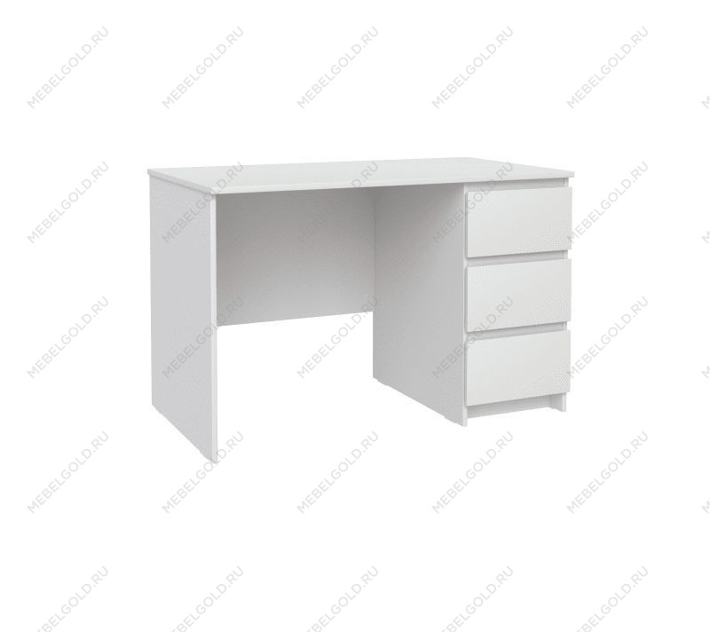 КАСТОР (KULLEN) стол письменный ИКЕА / IKEA 3 ящика 116х65 белый | изображение 3