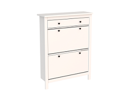 САГА тумба для обуви 92х122 белая