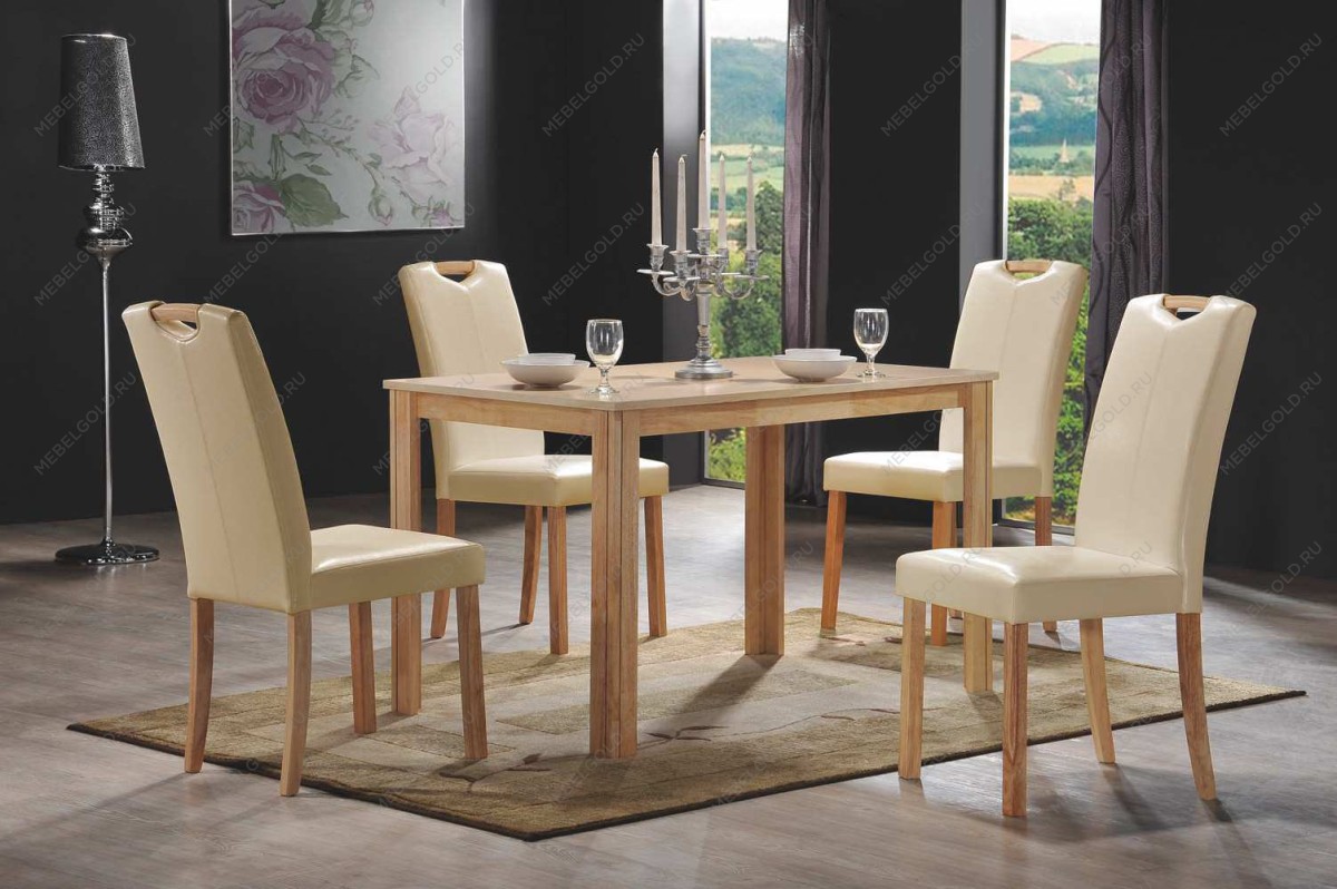 Стул кухонный Halmar CARO (кремовый) | изображение 2