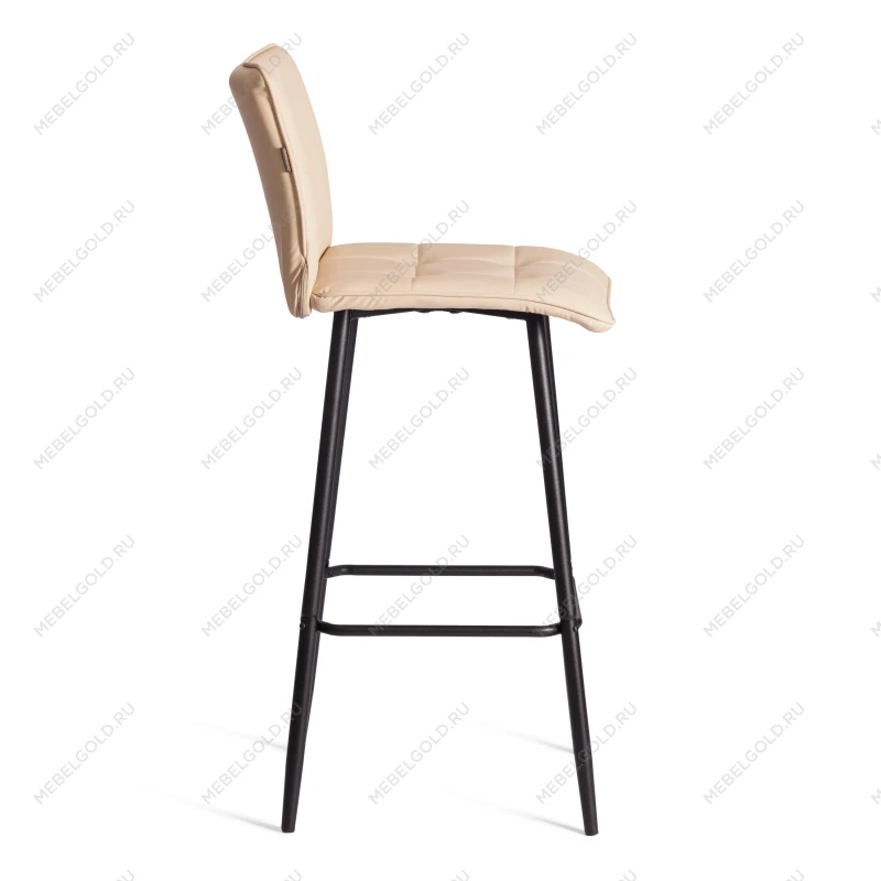 Барный стул Bari/Бари, экокожа, бежевый, 45х56х110 см | изображение 1