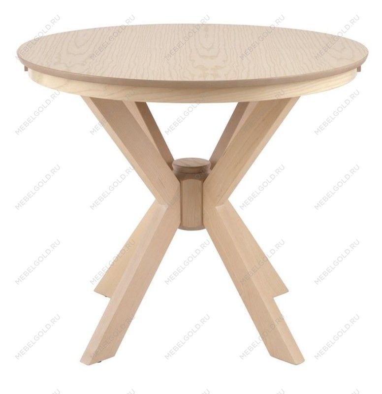 Стол Милан 900 раздвижной (беленый дуб)