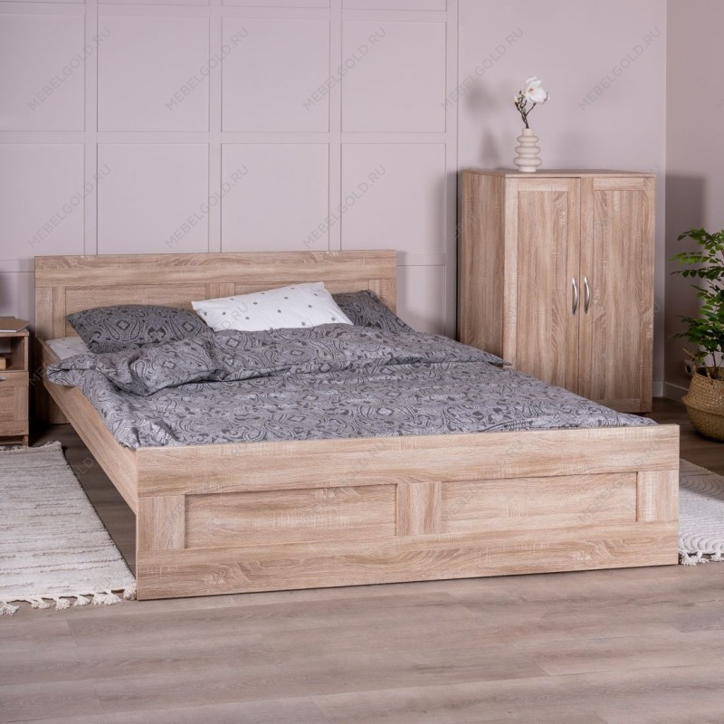 БРИМНЭС / СИРИУС кровать двойная ИКЕА / IKEA 180х200 сонома | изображение 2