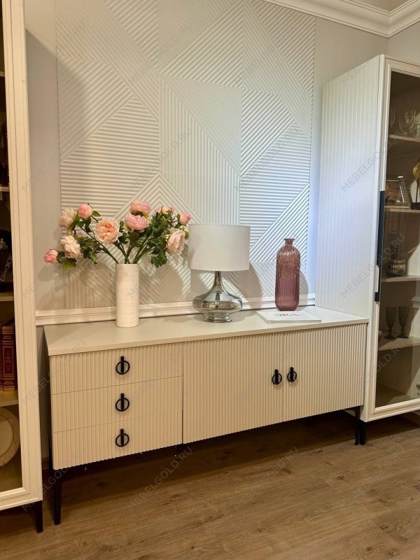 Гостиная Стелла 1+тв+2 светло серый камень | изображение 5