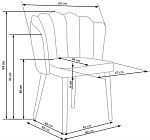 Стул кухонный Halmar K386 (серый) | изображение 5
