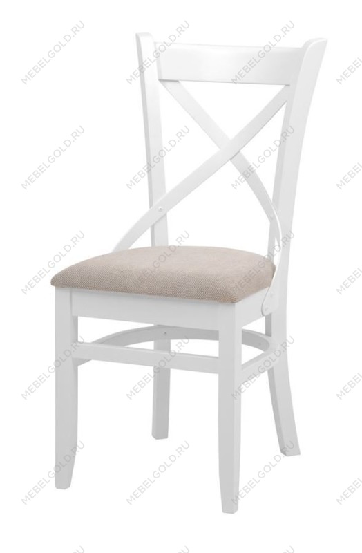 Стул Хью (Белая эмаль/бежевый М02) | изображение 2