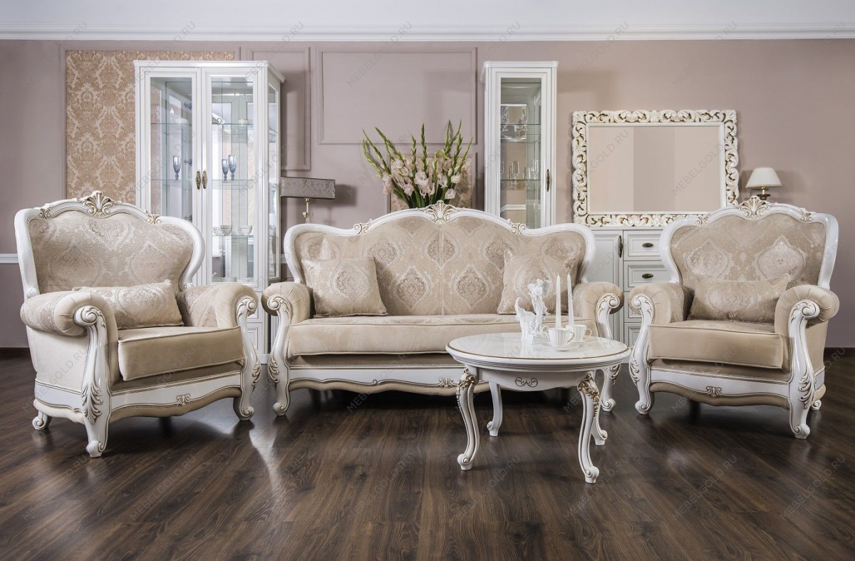 Диван Натали 3х местный белый глянец | изображение 7