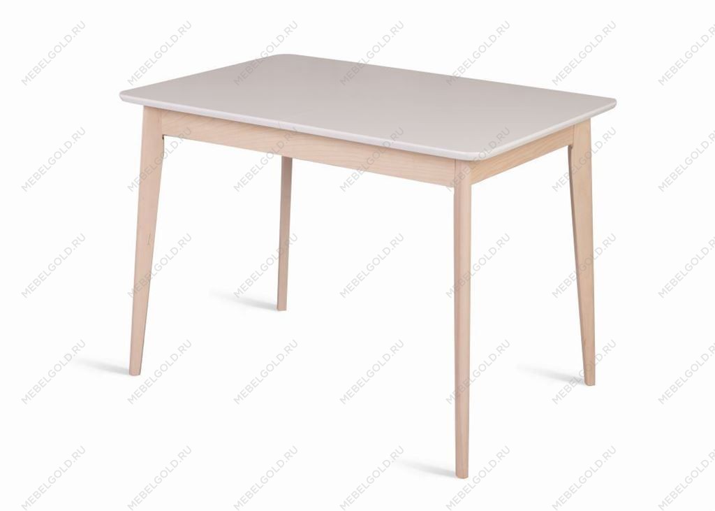 Стол Рэй-1030 (беленый дуб/белая эмаль) Прямоугольный | изображение 1