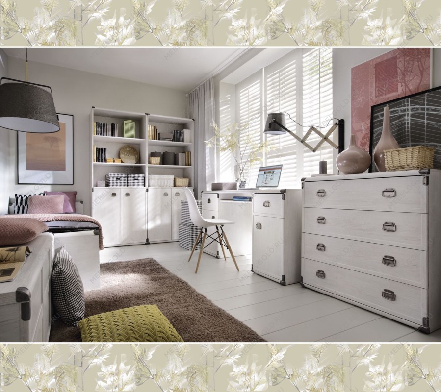 Стол письменный Индиана JBIU2D2S сосна каньон | изображение 3